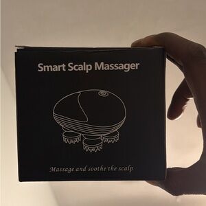 Rechargeable White Scalp Massager with Silicone Nodes